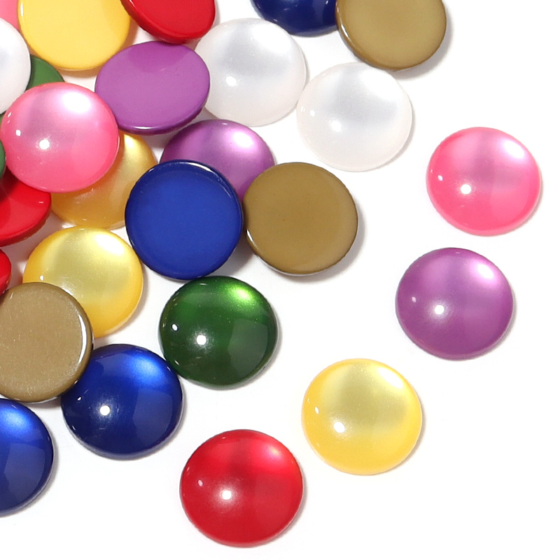 Jewelry Making Gemstones - 50 peças de Cabochões de Resina