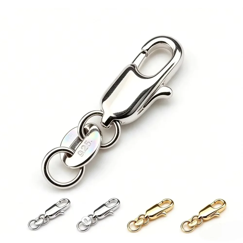 Lobster Clasp Silver - 20 peças de fechos de lagosta