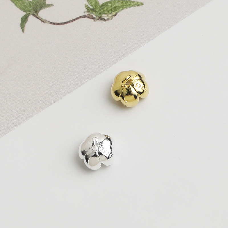Pingente de Flor Mini em Prata - Jewelry Making In La avaliação e preço