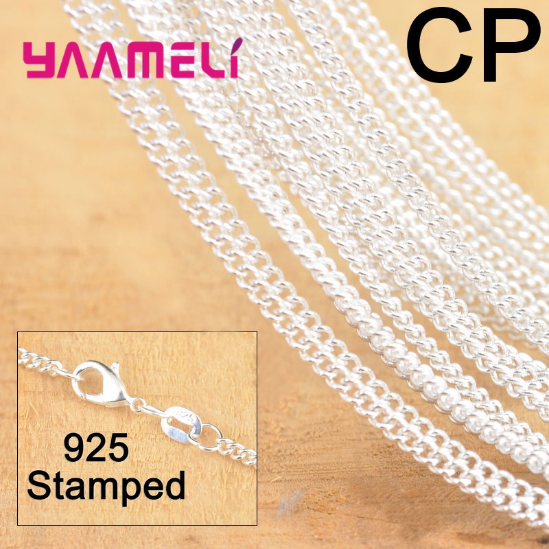 10 pçs venda quente 18 Polegad - Lobster Clasp Silver avaliação e preço
