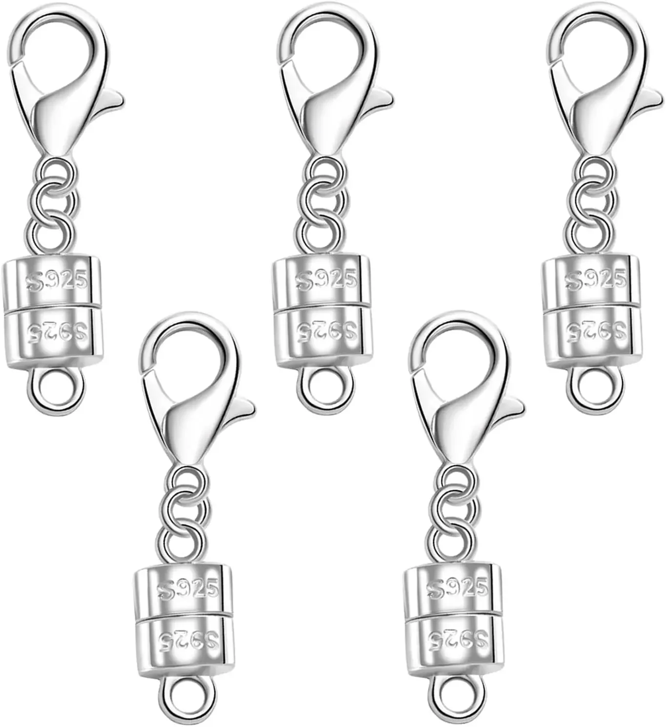 Fecho Magnético de Colar em Pr - Lobster Clasp Silver avaliação e preço