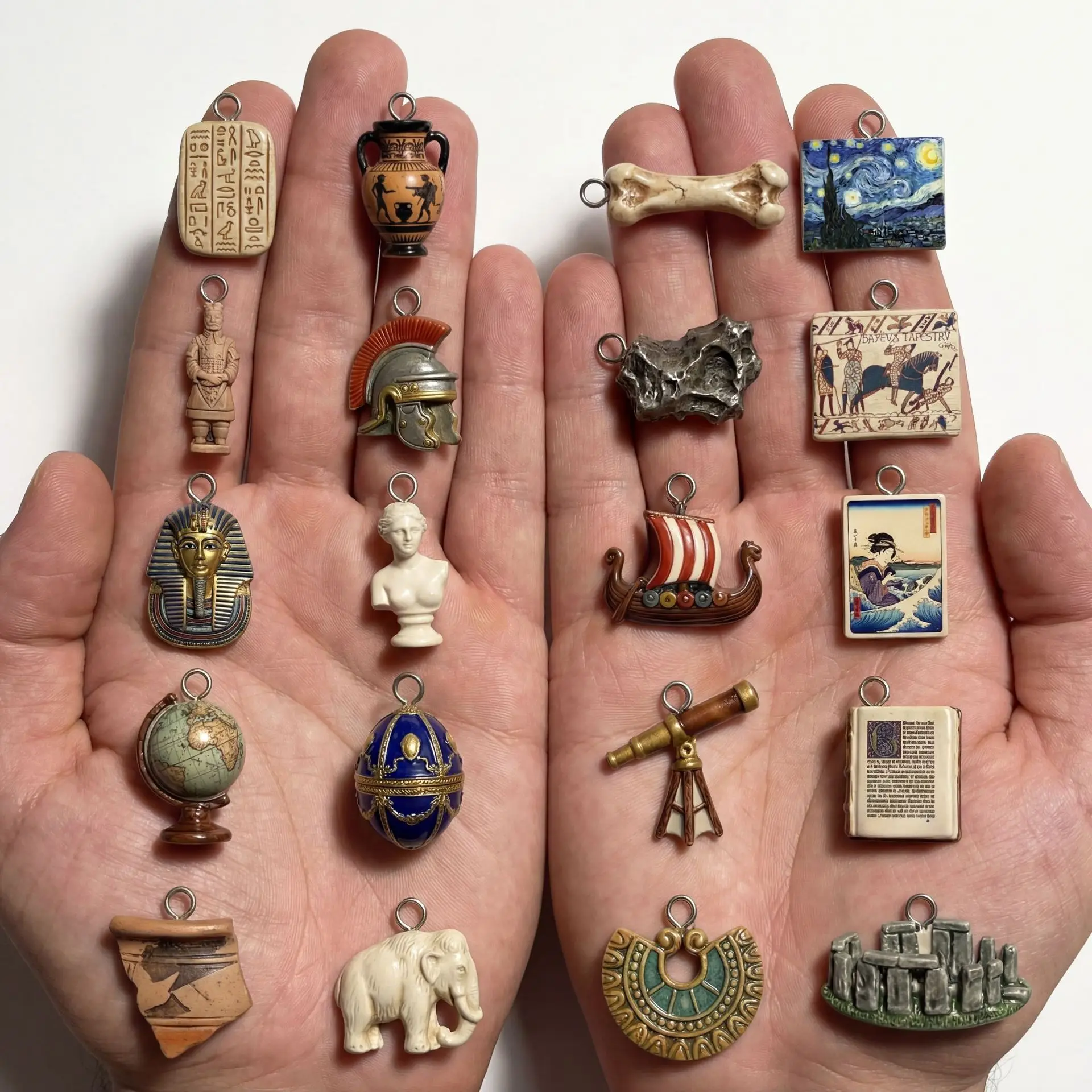 Miniaturas de figuras históric - Jewelry Making History avaliação e preço
