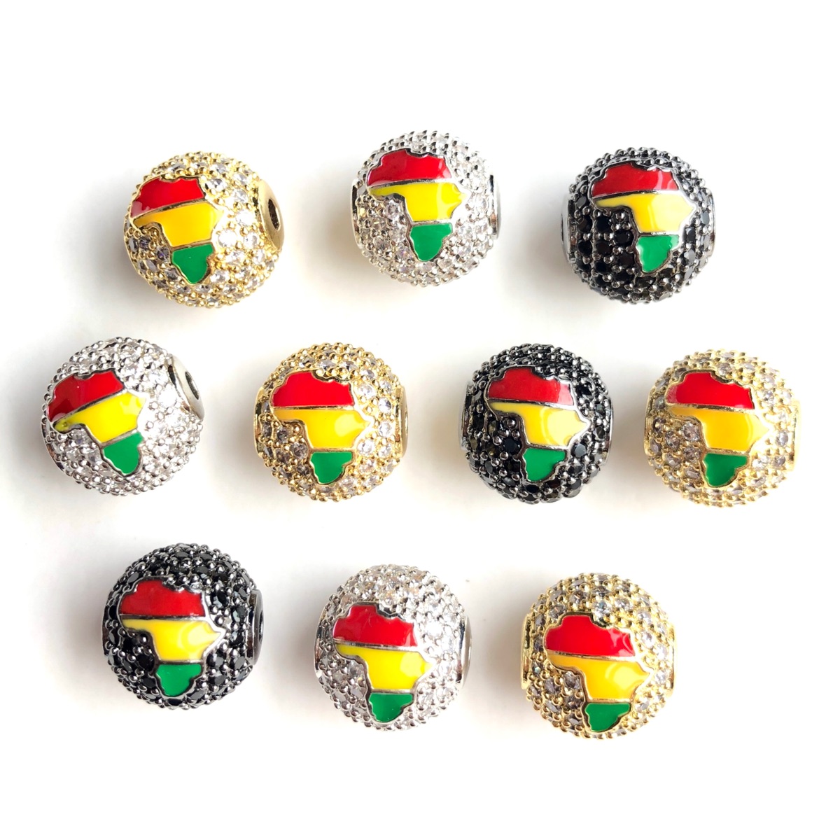 6 peças de contas espaçadoras  - Jewelry Making History avaliação e preço
