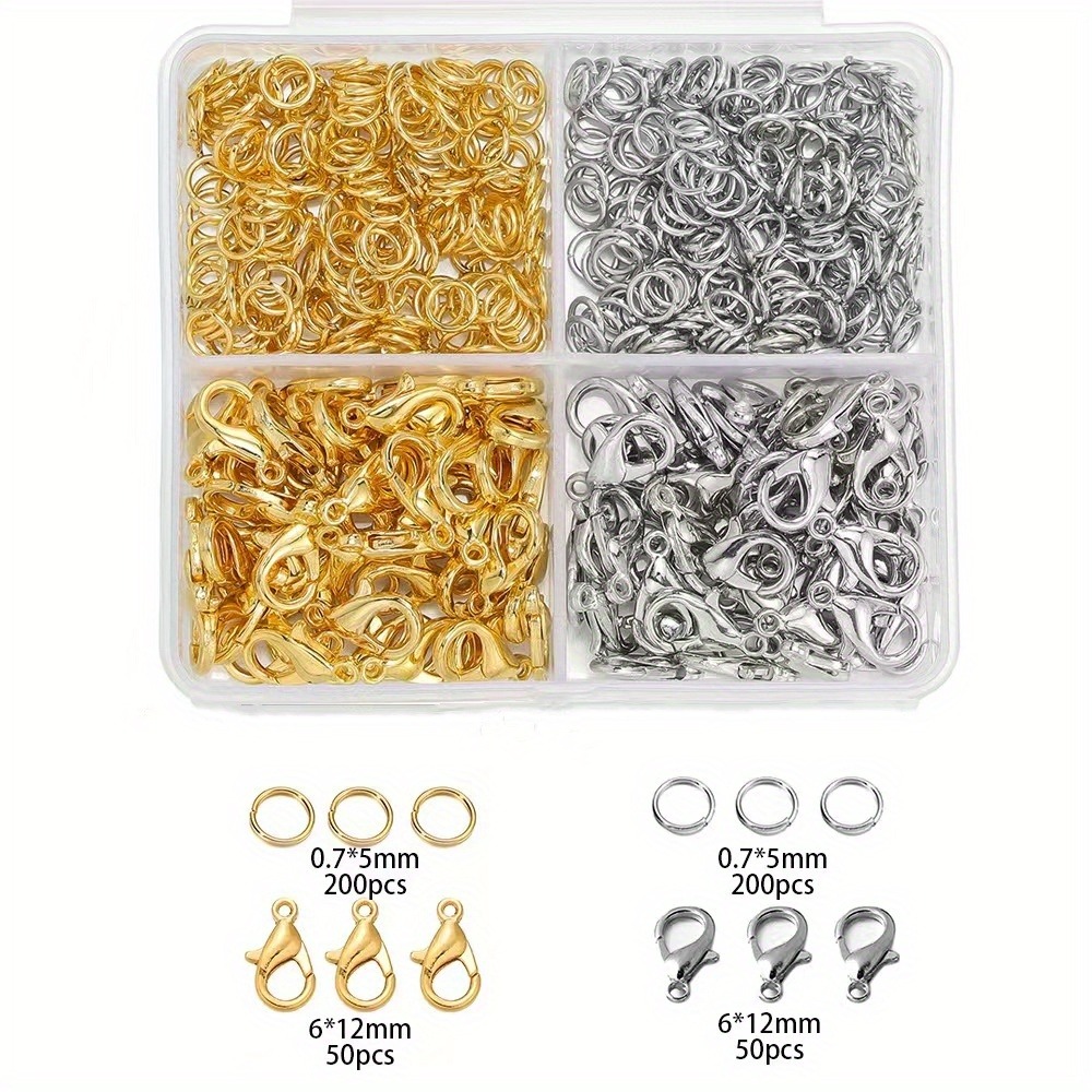 350/500 peças: conjunto combin - Lobster Clasp Silver avaliação e preço