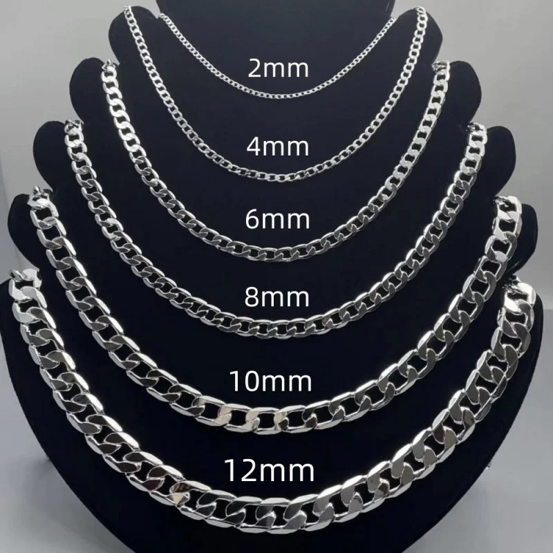 Colar de prata esterlina 925 m - Lobster Clasp Silver avaliação e preço