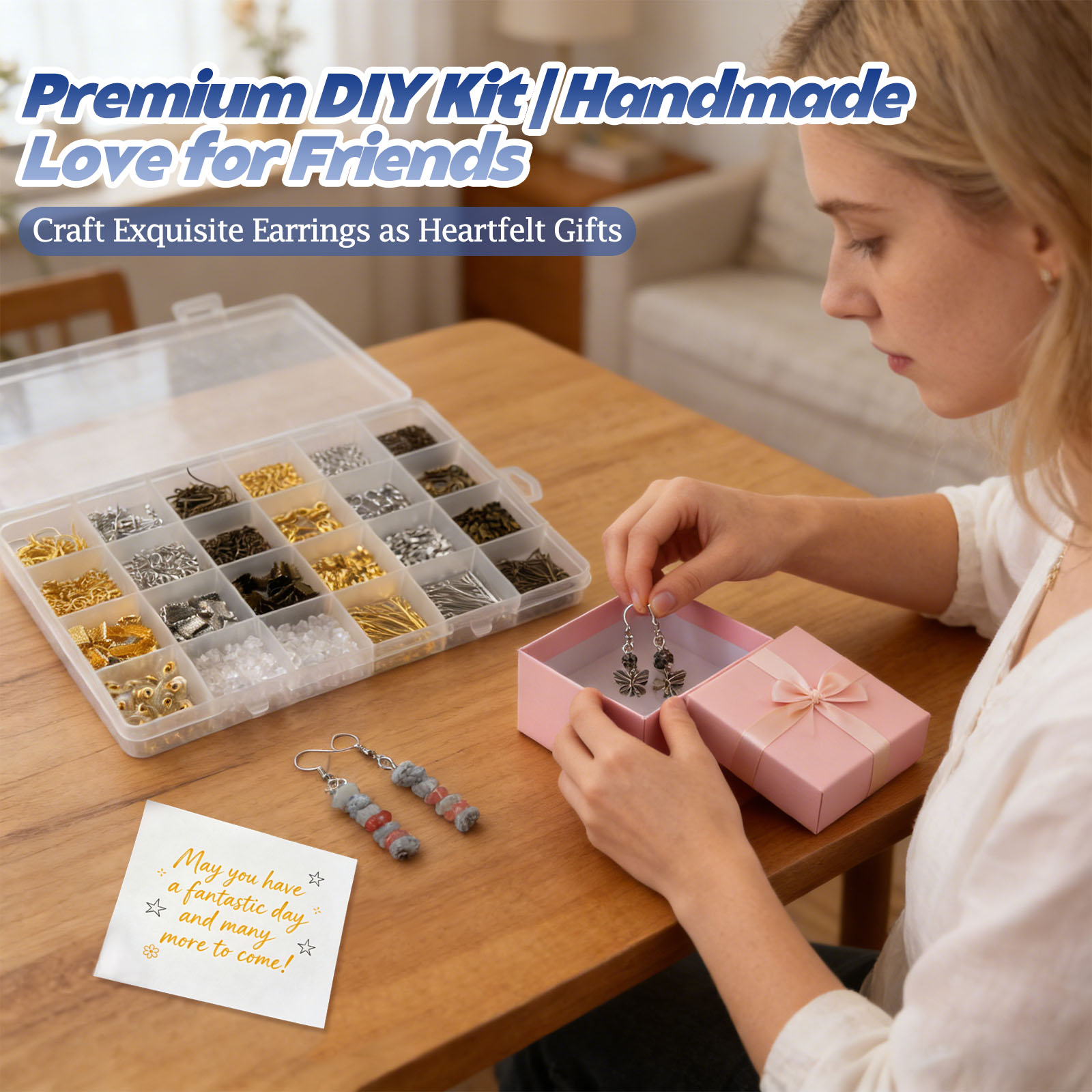 Kit para fazer brincos hipoale - Jewelry Making At Home avaliação e preço