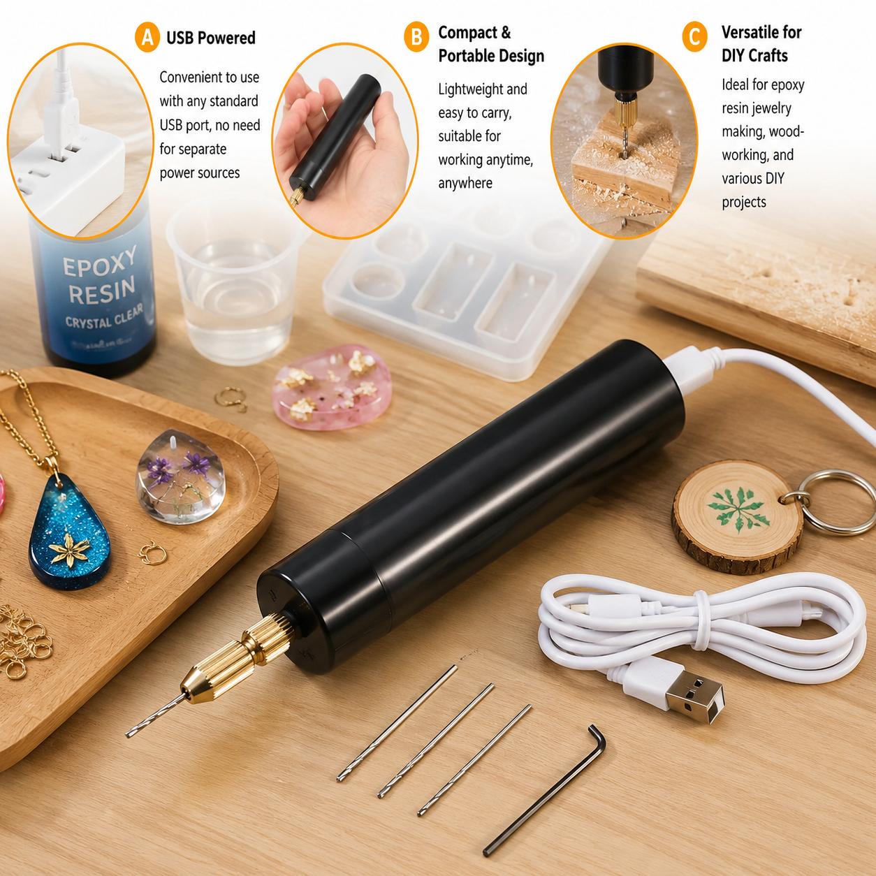 Mini Furadeira Elétrica Portát - Jewelry Making Dc avaliação e preço