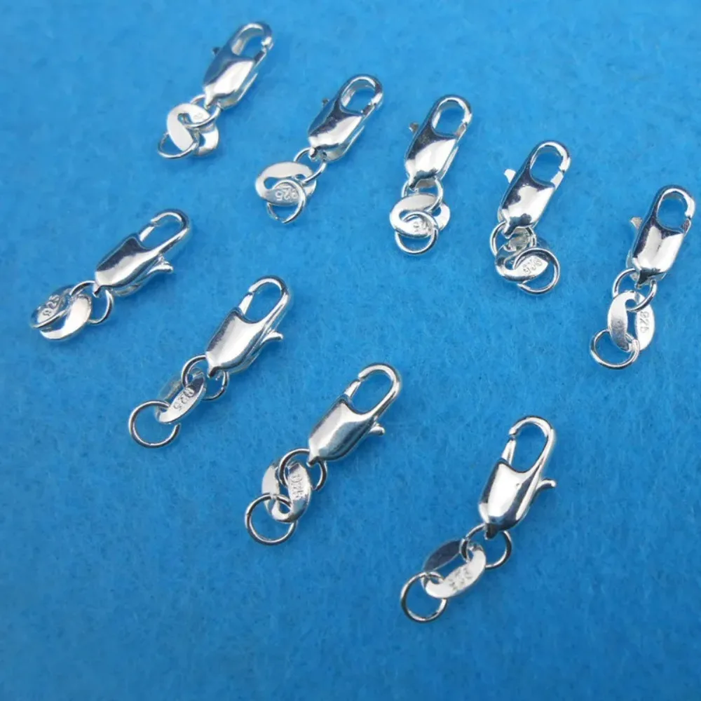 20 peças de fechos de lagosta  - Lobster Clasp Silver avaliação e preço