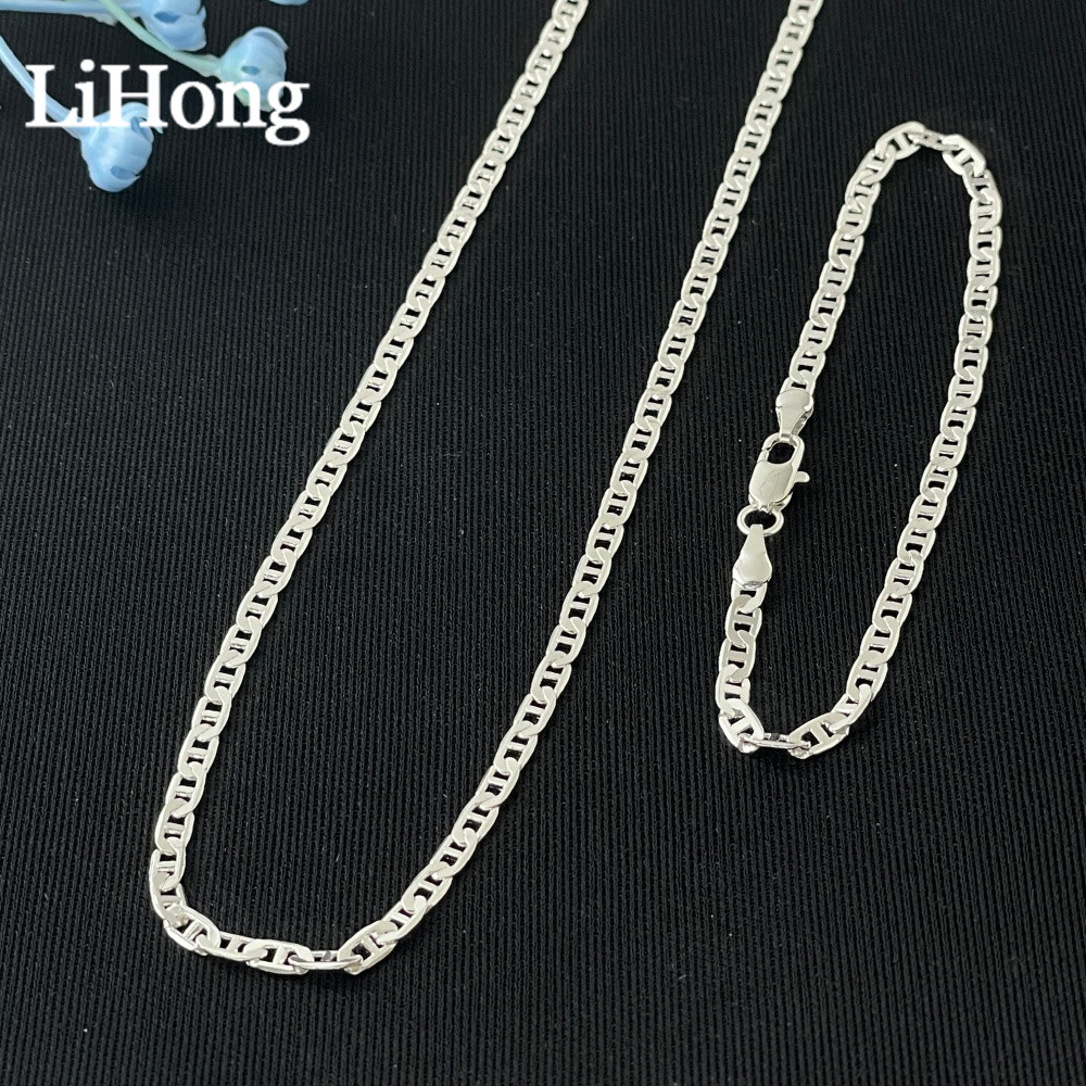 Conjunto de Colar e Pulseira M - Lobster Clasp Silver avaliação e preço